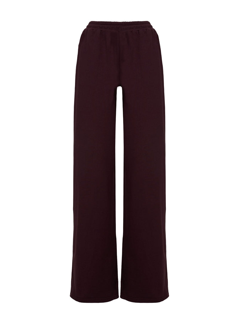 All Day Straight Leg Sweatpants Wine