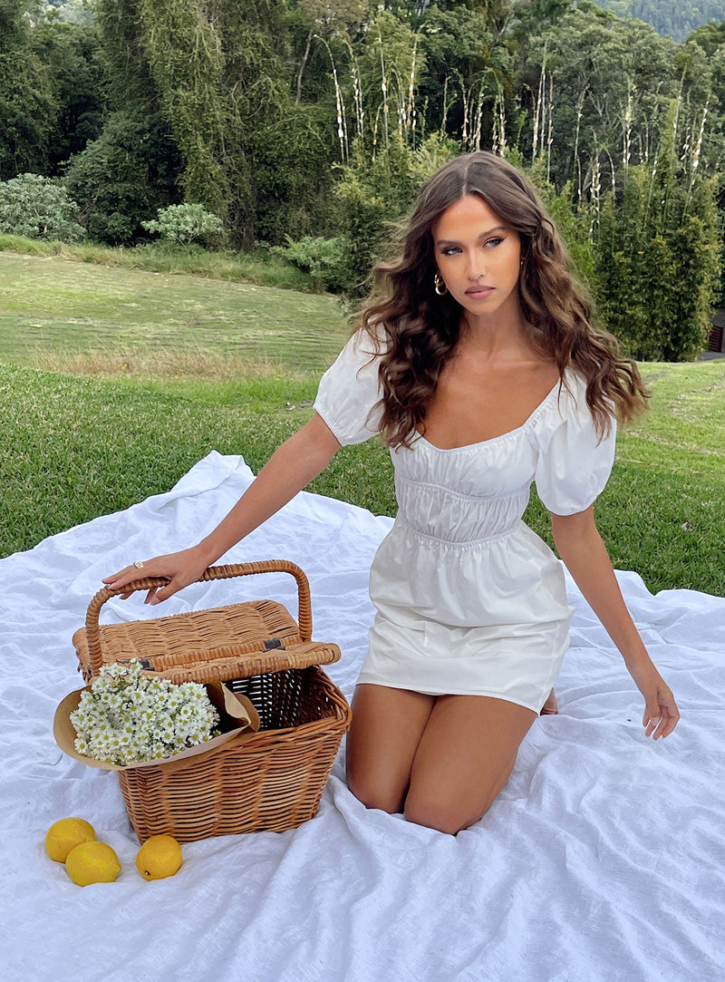 Aviana Mini Dress White