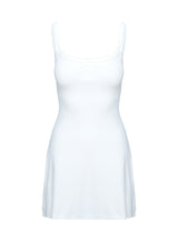 Baseline Rib Mini Dress White