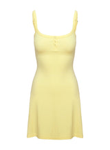 Baseline Rib Mini Dress Yellow