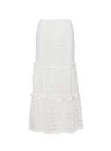 Buttacupe Lace Maxi Skirt White