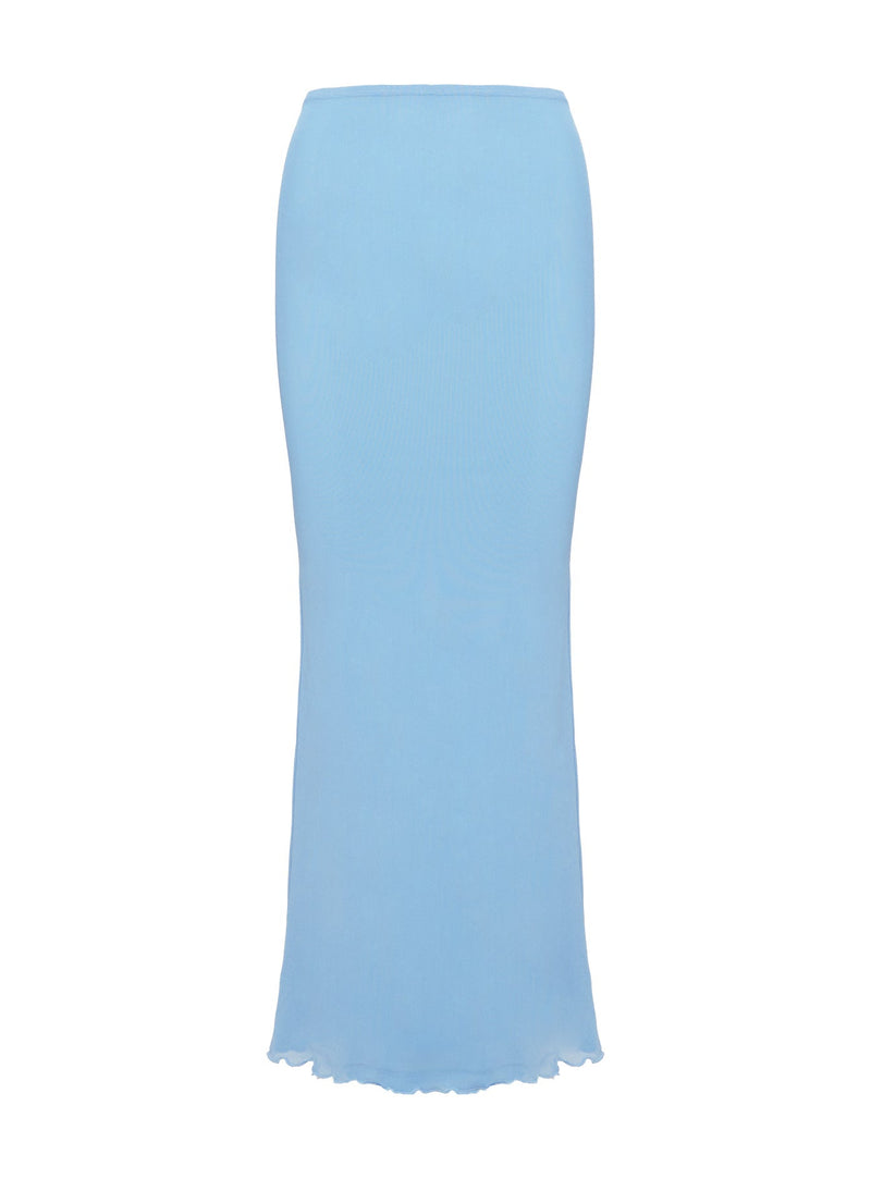 De Angelo Maxi Skirt Blue