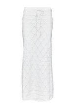 Giulia Knit Maxi Skirt White