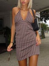 Miranda Mini Dress Brown