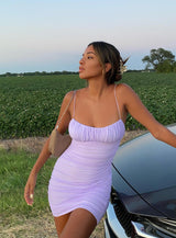 Penney Mini Dress Purple