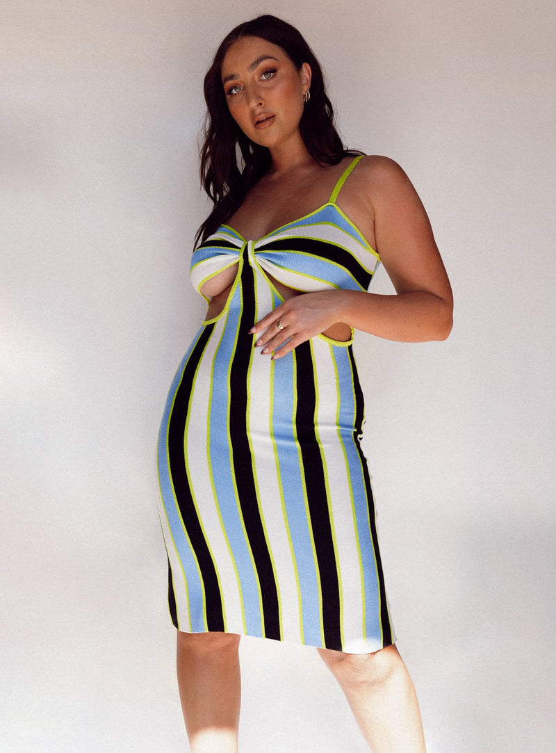 Parker Mini Dress Multi Stripe