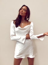 Star Power Mini Dress Champagne