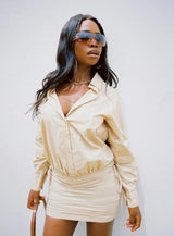 The Cult Mini Dress Camel