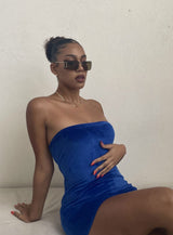 Delilah Mini Dress Blue